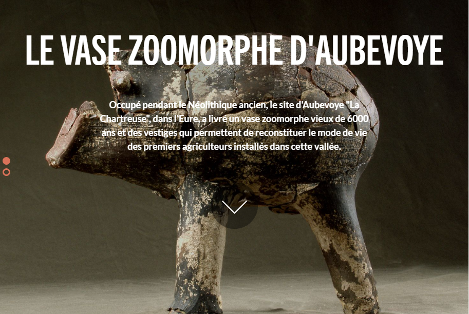 Vase zoomorphe