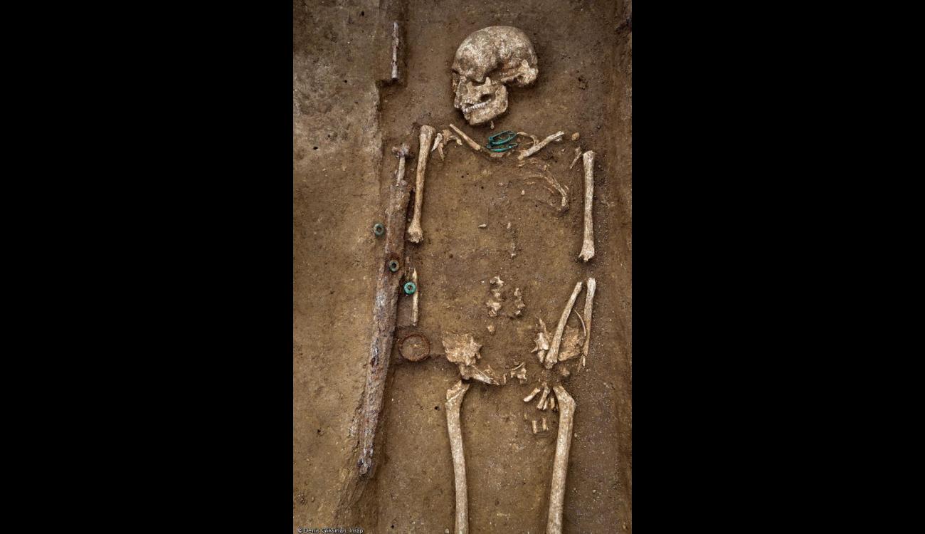 Inhumation du IVe s. avant notre ère.