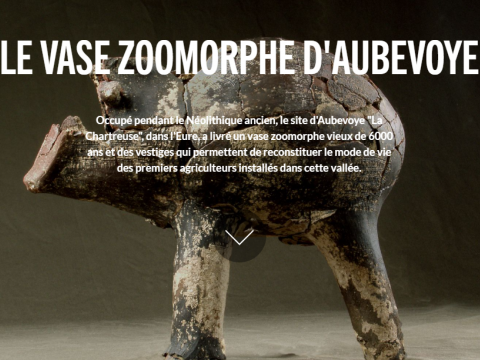 Vase zoomorphe